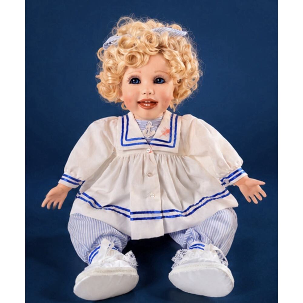 Vintage Virginia Ehrlich Turner Porcelain MICHELLE Heritage Doll 1991 Signed